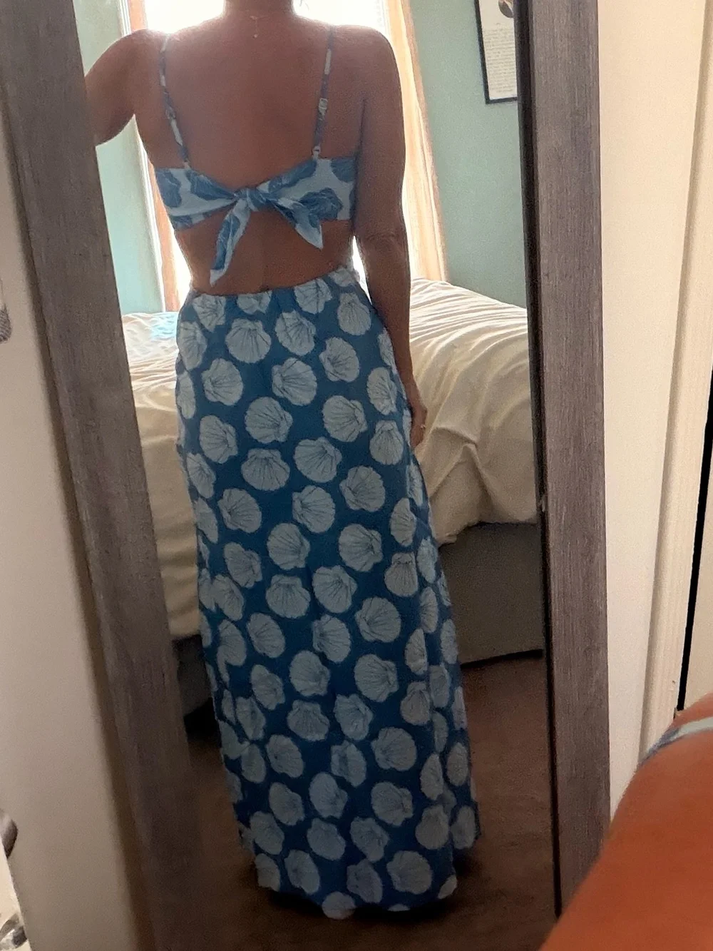 The A&F Julia Slip Cutout Maxi Dress